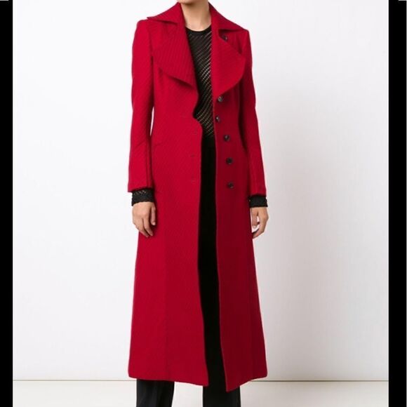 Roland Mouret Denham Women Long Coat  - Size: 10 - Picture 1 of 12